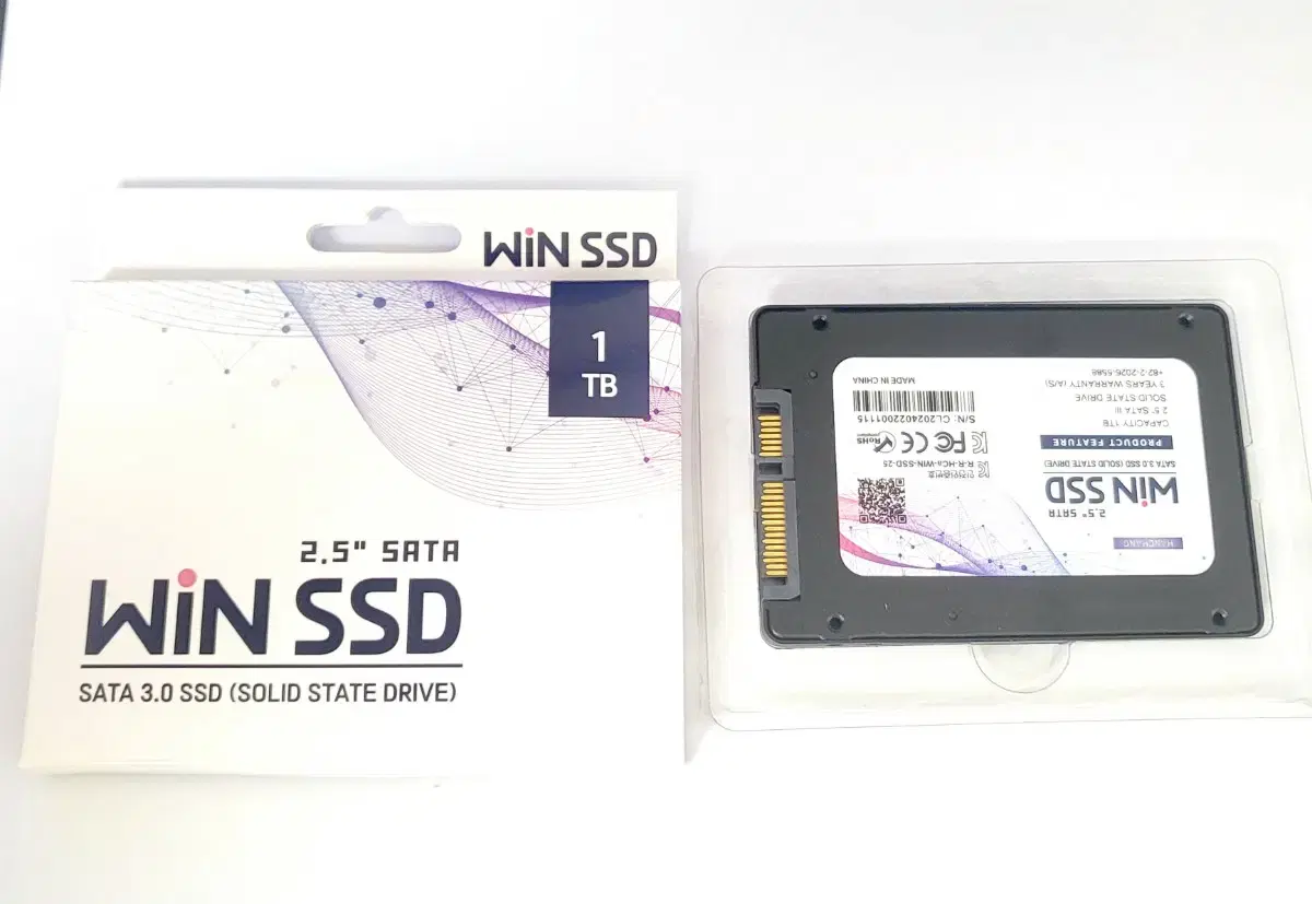 윈도우11프로 설치된 SSD 1TB(1.000GB)새제품/MS오피스/한컴